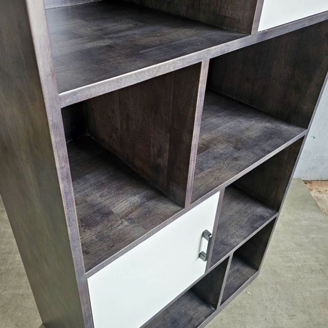 Kệ để đồ 80x40x240cm gỗ cao su KTB68210