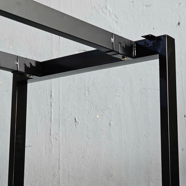 Chân sắt bàn làm việc hệ Rectang 200x60cm lắp ráp HCRT027