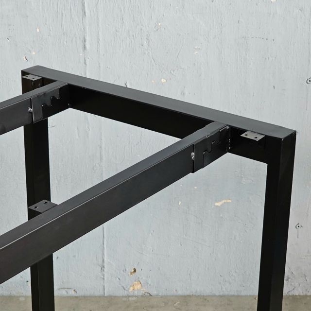 Chân sắt bàn làm việc hệ Rectang 200x60cm lắp ráp HCRT027