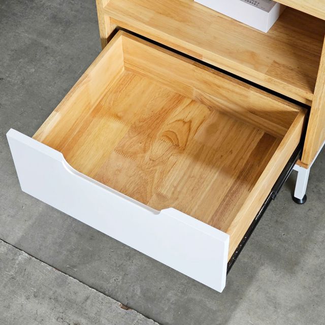 Tủ đầu giường 1 ngăn kéo gỗ cao su 50x45x57cm TDG68032