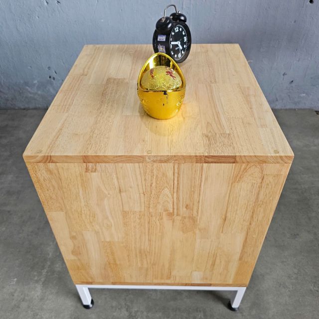 Tủ đầu giường 1 ngăn kéo gỗ cao su 50x45x57cm TDG68032