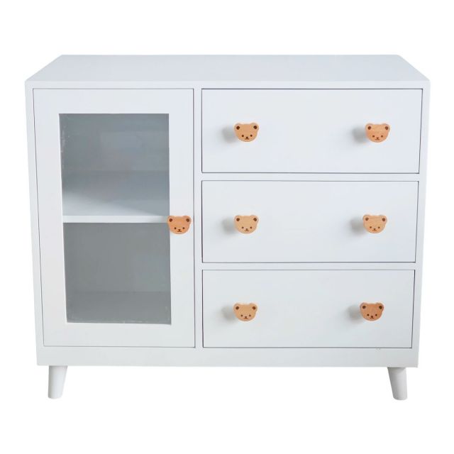 Tủ đồ chơi trẻ em 100x60x75cm gỗ cao su TQA68055 Tủ đồ chơi trẻ em 100x60x75cm gỗ cao su TQA68055