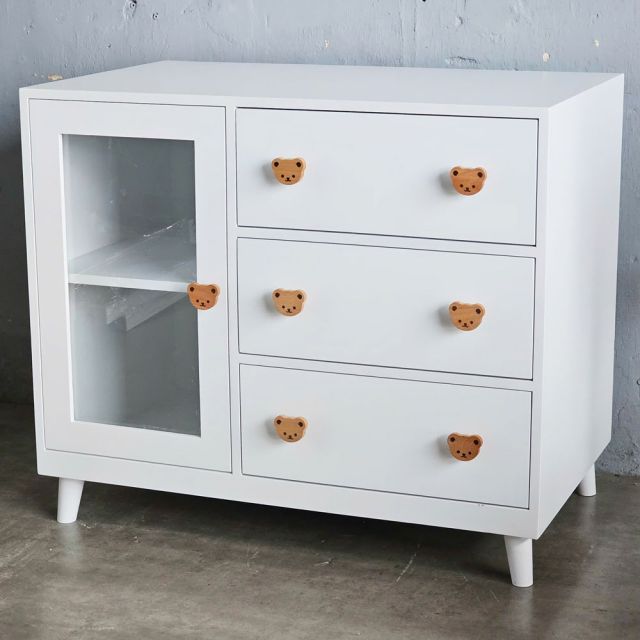 Bộ tủ đồ trẻ em 180x60x200cm gỗ cao su TQA68056