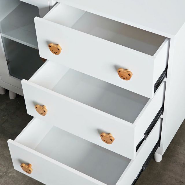 Bộ tủ đồ trẻ em 180x60x200cm gỗ cao su TQA68056