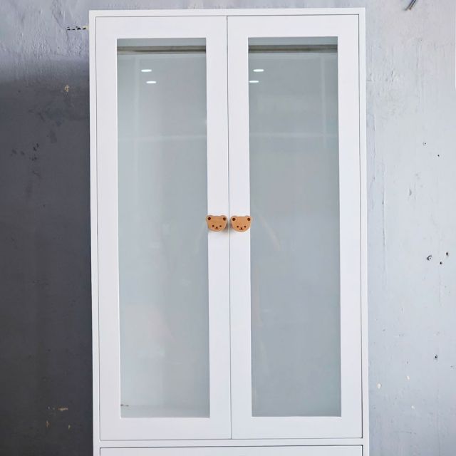 Tủ quần áo trẻ em 80x60x200cm gỗ cao su TQA68054