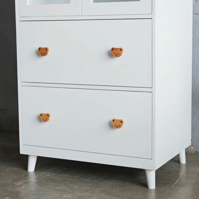 Tủ quần áo trẻ em 80x60x200cm gỗ cao su TQA68054