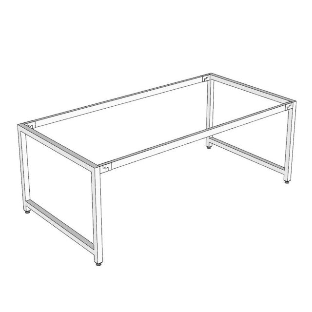 Chân sắt lắp ráp cho bàn họp chỗ 200x120cm hệ URA HCUR011