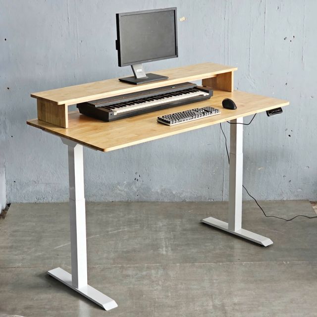 Bàn phòng thu StudioDesk 160x80cm gỗ cao su SD68025