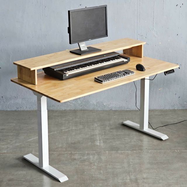 Bàn phòng thu StudioDesk 160x80cm gỗ cao su SD68025