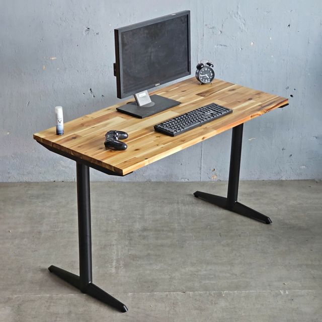 Bàn làm việc 120x60cm gỗ tràm chân sắt SPD68242