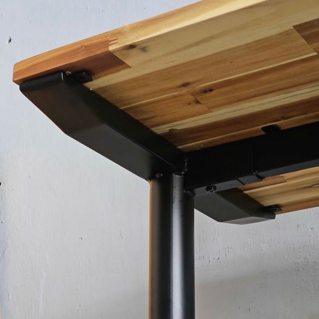 Bàn làm việc 120x60cm gỗ tràm chân sắt SPD68242