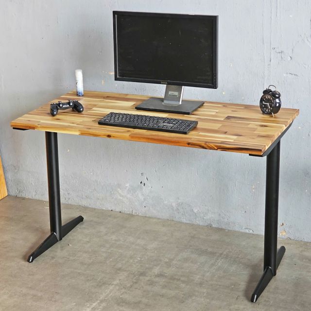 Bàn làm việc 120x60cm gỗ tràm chân sắt SPD68242