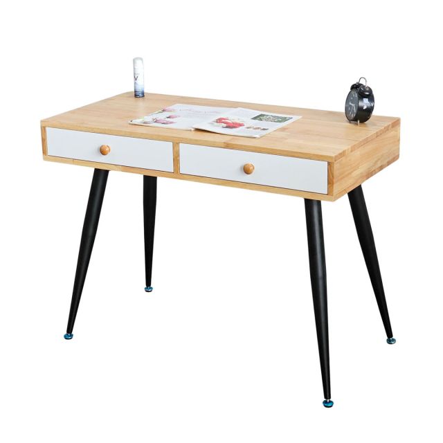 Bàn làm việc có ngăn kéo 100x60cm gỗ cao su BD68145 Bàn làm việc có ngăn kéo 100x60cm gỗ cao su BD68145
