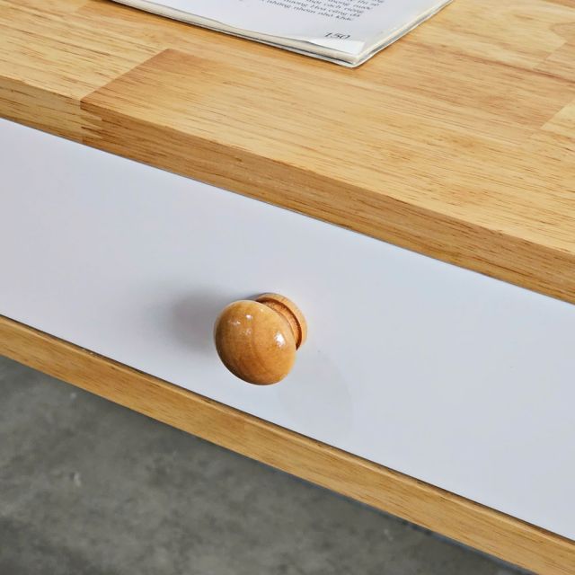 Bàn làm việc có ngăn kéo 100x60cm gỗ cao su BD68145