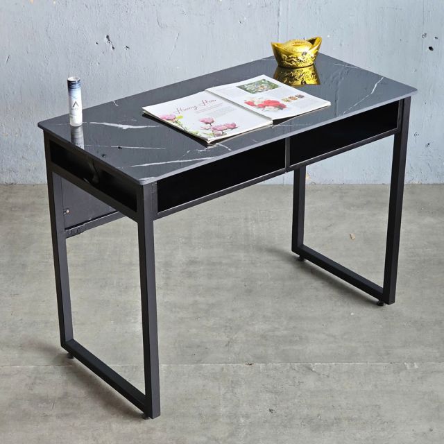Bàn học có ngăn 100x50cm mặt đá vân mây BD68147