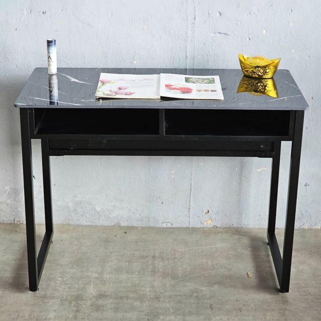 Bàn học có ngăn 100x50cm mặt đá vân mây BD68147