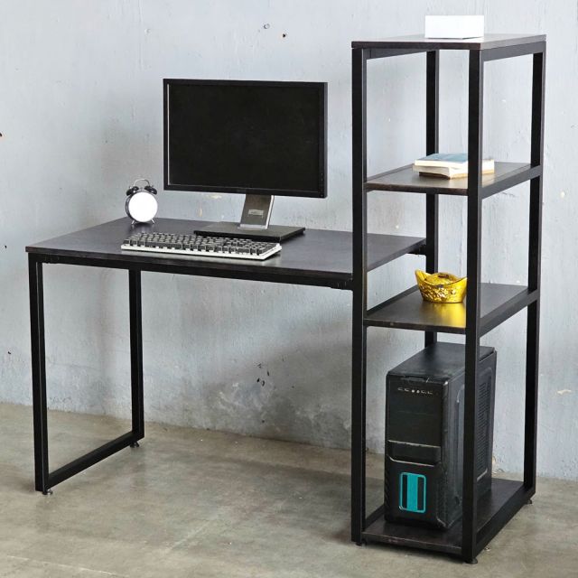 Bàn học UBAN kết hợp kệ sách 4 tầng FD68038
