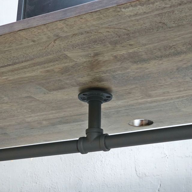 Bàn làm việc 120x60cm chân sắt ống nước PPF016