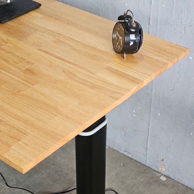 Bàn nâng hạ chiều cao FlexiOval 140x70cm gỗ cao su FLD030