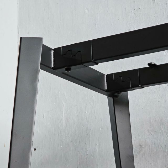 Chân sắt lắp ráp cho bàn 160x70cm hệ Tứ Giác Côn CBHD006