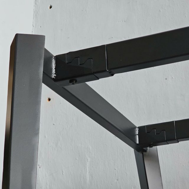 Chân sắt lắp ráp cho bàn họp 180x90cm hệ Tứ Giác Côn CBHD009