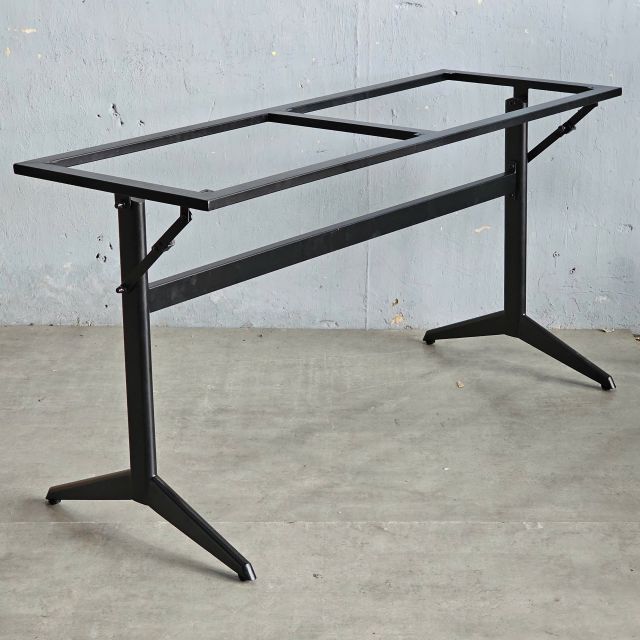 Chân bàn gấp gọn cho mặt 140x60cm sắt sơn tĩnh điện CHB68069