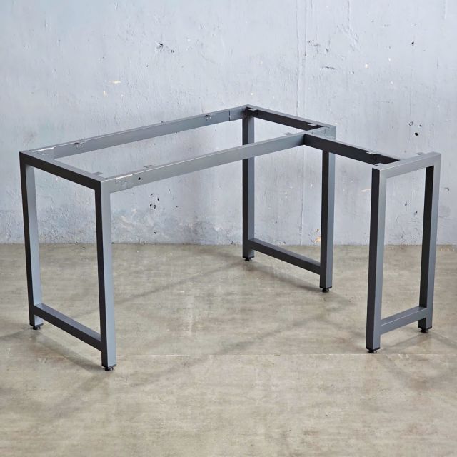 Chân sắt lắp ráp cho bàn góc L 120x110cm sơn tĩnh điện HCUC029