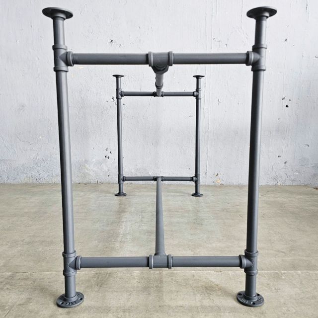 Chân bàn ống nước sắt cho bàn 120x60cm sơn tĩnh điện HCPP016