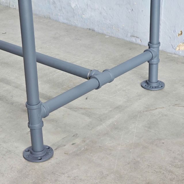 Chân bàn ống nước sắt cho bàn 120x60cm sơn tĩnh điện HCPP016