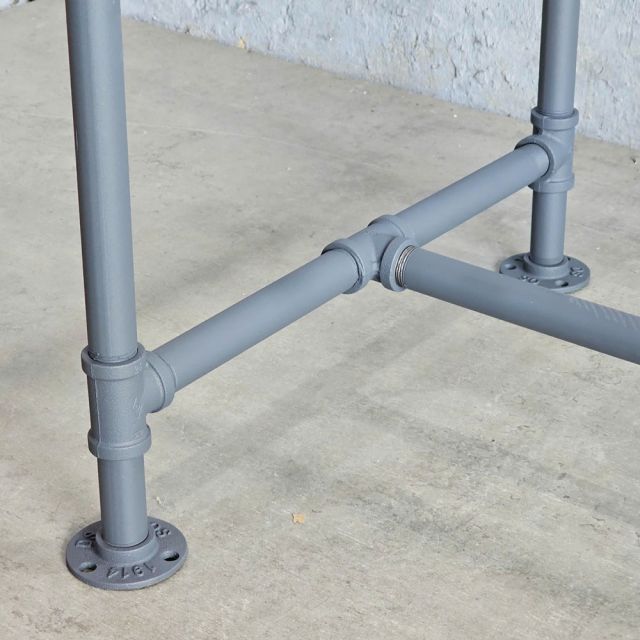 Chân bàn ống nước sắt cho bàn 120x60cm sơn tĩnh điện HCPP016