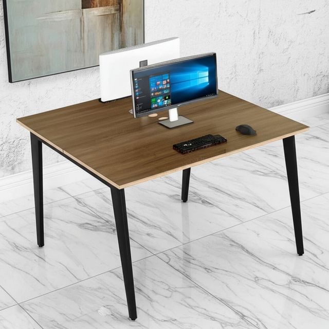 Bàn cụm 2 người 120x120cm gỗ plywood hệ Tứ Giác Côn HBDI010