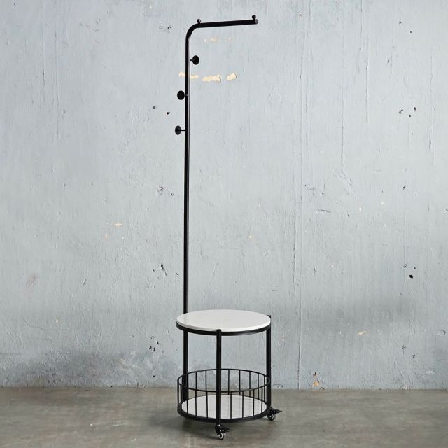 Giá treo đồ khung sắt mặt đá KPT68034