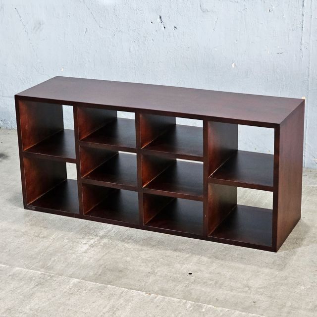 Kệ giày 10 ngăn 100x30x45cm gỗ cao su KG68089