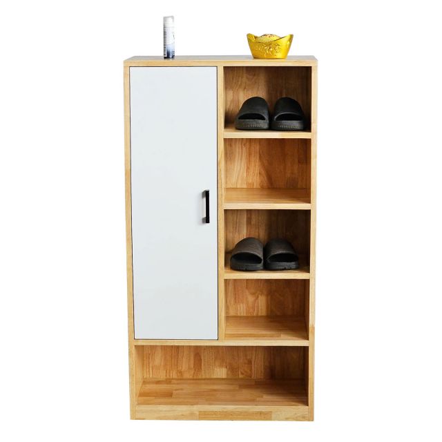 Kệ giày 60x30x112cm gỗ cao su KG68086 Kệ giày 60x30x112cm gỗ cao su KG68086