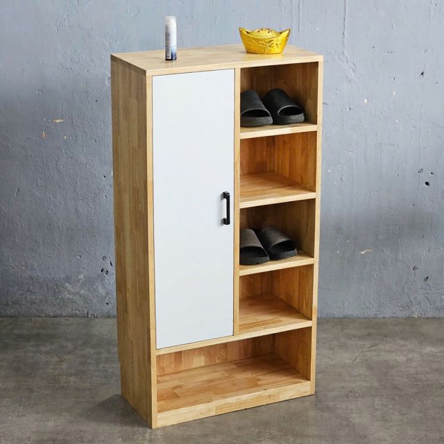 Kệ giày 60x30x112cm gỗ cao su KG68086