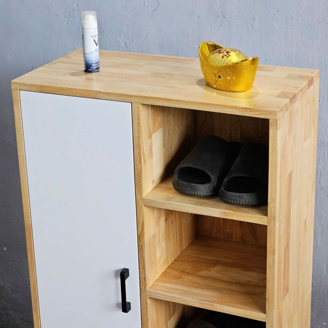 Kệ giày 60x30x112cm gỗ cao su KG68086