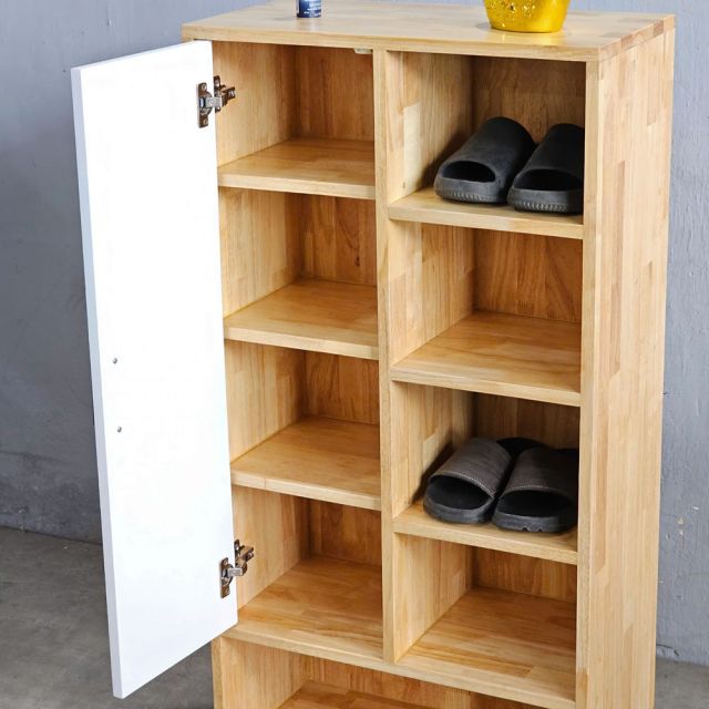 Kệ giày 60x30x112cm gỗ cao su KG68086