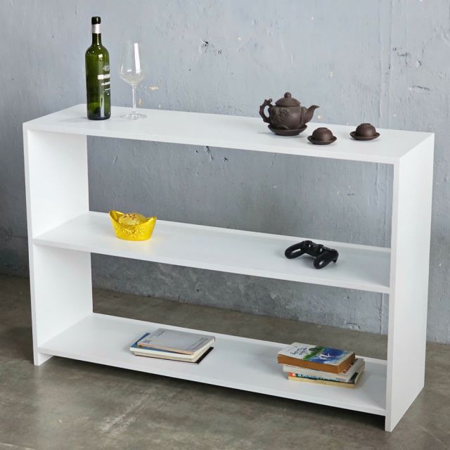 Kệ sách 3 tầng 120x35x80cm gỗ cao su KS68315