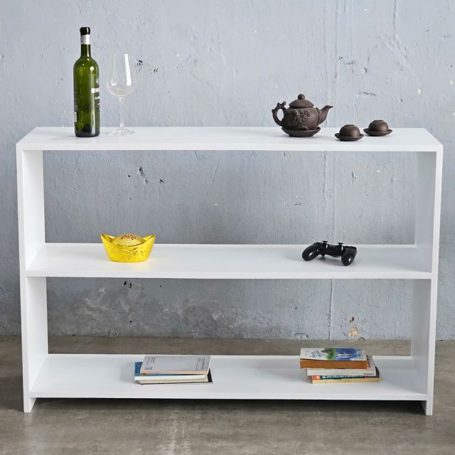 Kệ sách 3 tầng 120x35x80cm gỗ cao su KS68315
