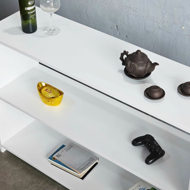 Kệ sách 3 tầng 120x35x80cm gỗ cao su KS68315