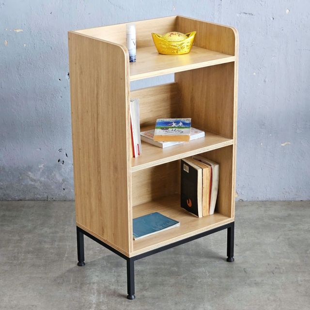 Kệ sách nhỏ 3 tầng 50x25x90cm gỗ plywood KS68314
