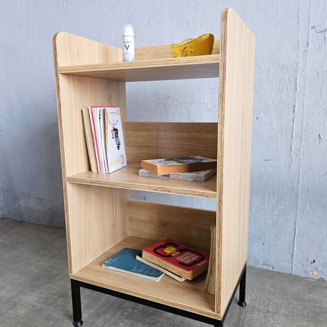 Kệ sách nhỏ 3 tầng 50x25x90cm gỗ plywood KS68314