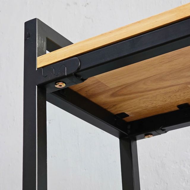 Kệ sách 4 tầng 60x30x120cm gỗ cao su lắp ráp KS68313