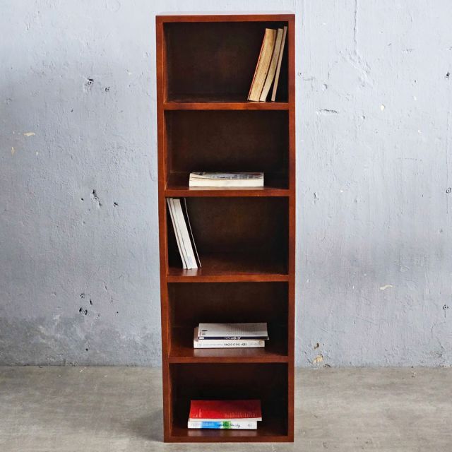 Kệ sách 5 tầng 37x30x120cm gỗ cao su KS68312