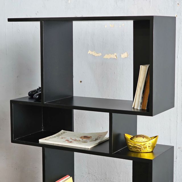 Kệ sách đứng 80x28x170cm gỗ cao su KS68244