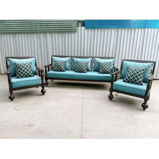 Ghế sofa băng Hemingway bọc nệm gỗ tần bì SFB68093