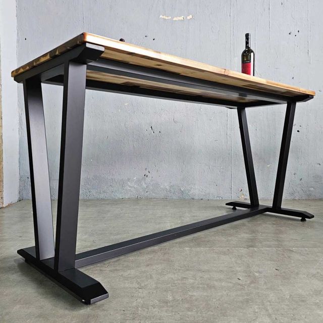 Bàn ăn VAP 150x60cm gỗ tràm chân sắt BA68226