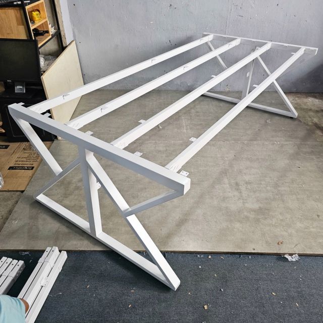Chân bàn lắp ráp 236x116cm sơn tĩnh điện HCKC030