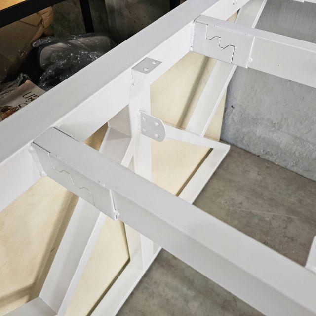 Chân bàn lắp ráp 236x116cm sơn tĩnh điện HCKC030