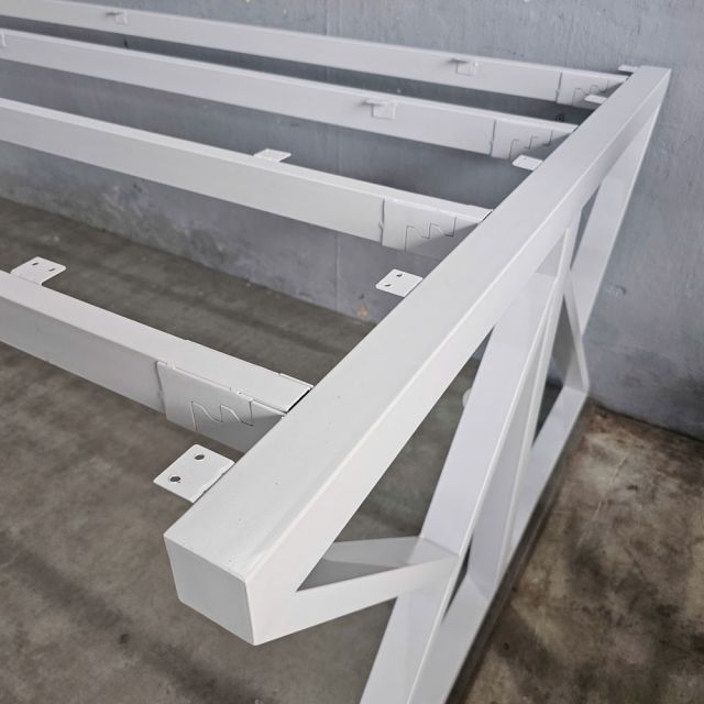 Chân bàn lắp ráp 236x116cm sơn tĩnh điện HCKC030